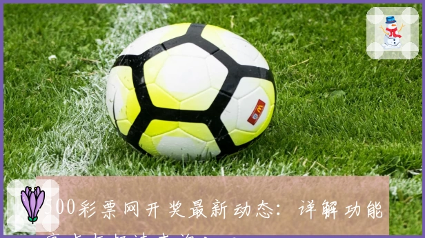 500彩票网开奖最新动态：详解功能亮点与极速查询入口